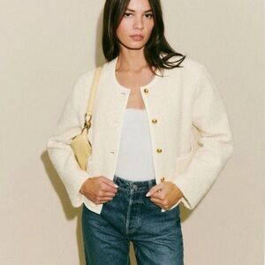 Reformation Cream Jacket
